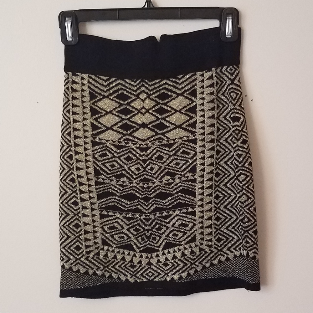 Impeccable Pig glittery stretch knit skirt